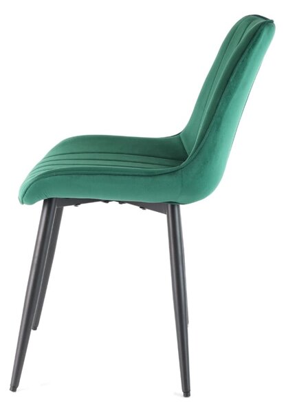 Scaun de bucaterie Rowena, verde închis