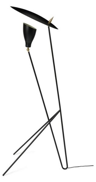 Lampadar Warm Nordic, Silhouette, Negru, Camera de zi, Metal, Design