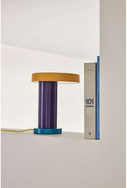 Lampă de masă Hübsch, reglabil, Multicolor, Metal