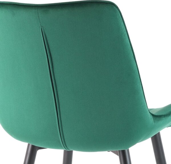 Scaun de bucaterie Rowena, verde închis