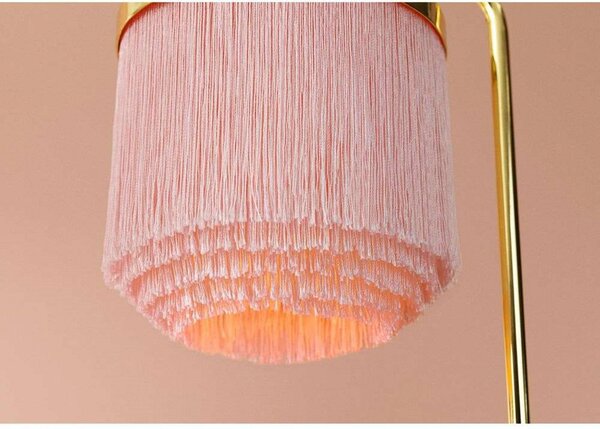 Lampă de masă Warm Nordic, Roz / Rosé, Camera de zi, Metal, Vintage