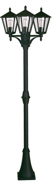 Albert Leuchten Lampadar rustic, 680, negru, 3 fluxuri, Negru, Metal, Casă de țară / Rustic