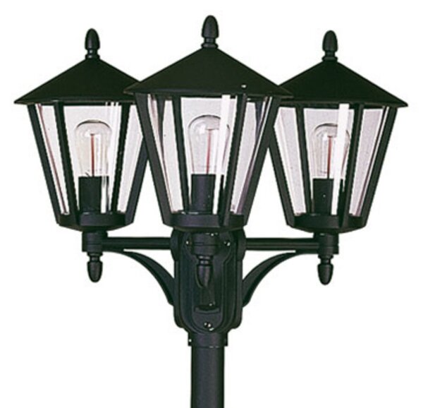 Albert Leuchten Lampadar rustic, 680, negru, 3 fluxuri, Negru, Metal, Casă de țară / Rustic