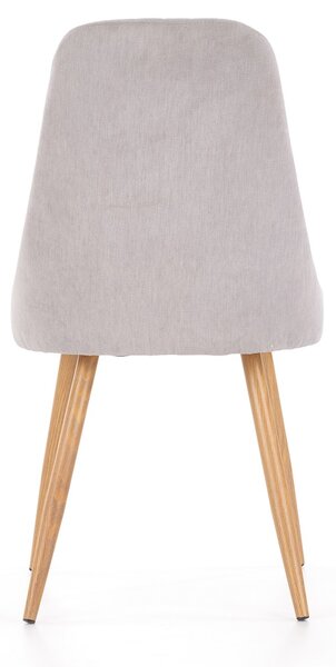 Scaun de bucaterie Tadeo, gri/fag