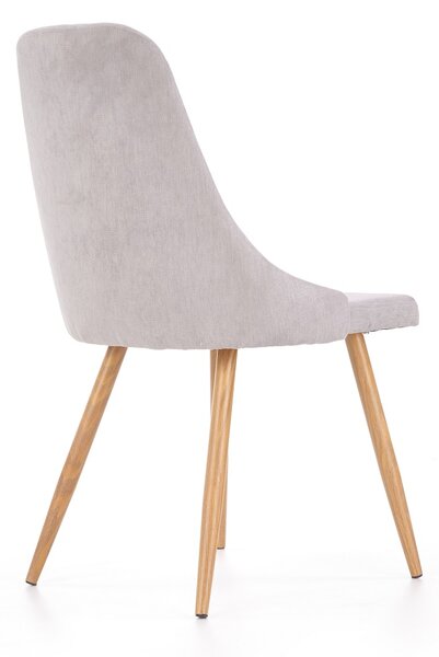 Scaun de bucaterie Tadeo, gri/fag
