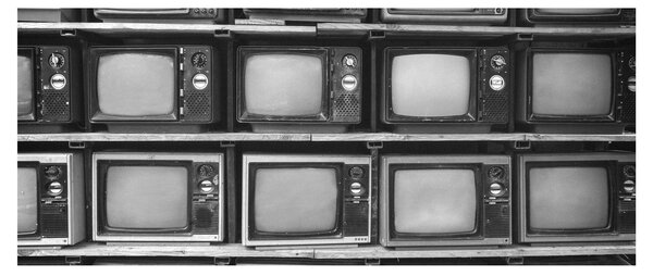 Tablou - Retro TV (120x50 cm)