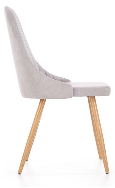 Scaun de bucaterie Tadeo, gri/fag