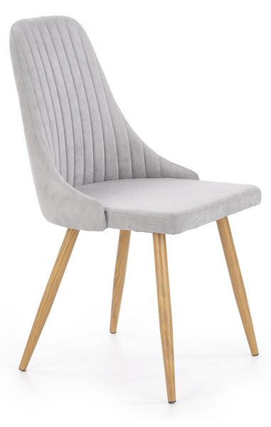 Scaun de bucaterie Tadeo, gri/fag