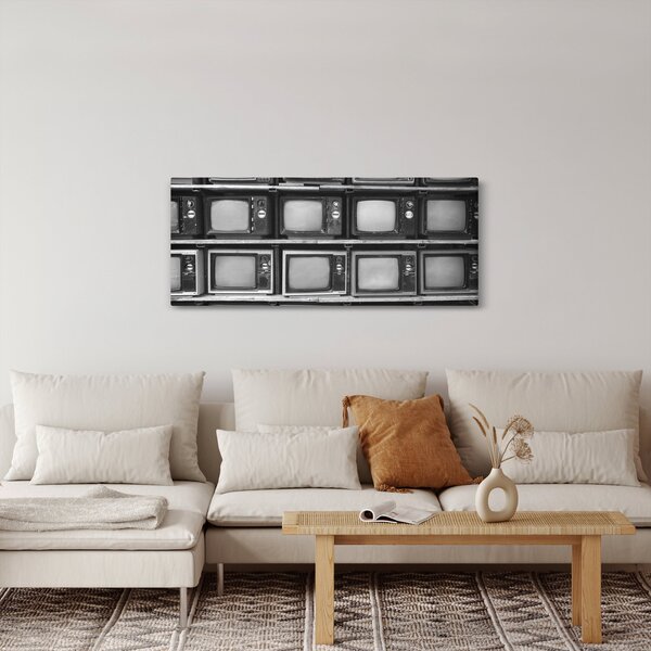 Tablou - Retro TV (120x50 cm)