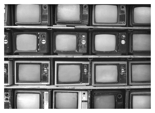 Tablou - Retro TV (70x50 cm)