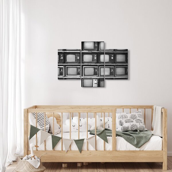 Tablou - Retro TV (90x60 cm)