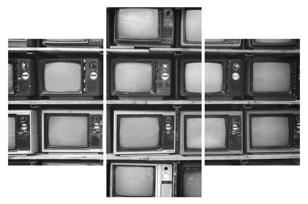 Tablou - Retro TV (90x60 cm)