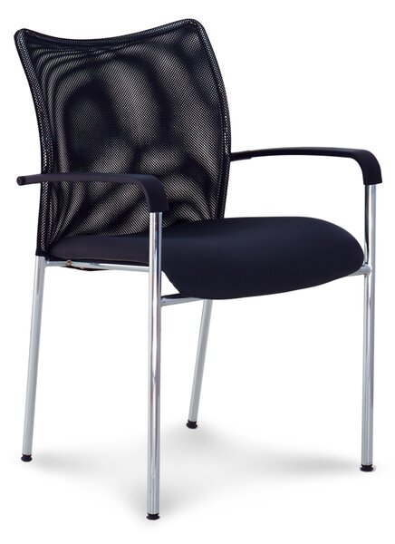 Scaun de conferinta John, negru