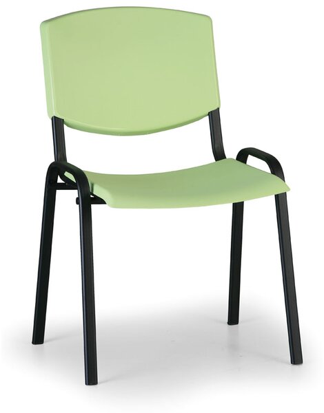Scaun de conferinta Design - picioare negre, verde