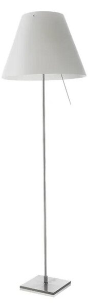 Costanza Lampadar Fixed Aluminium cu Mistic White - Luceplan