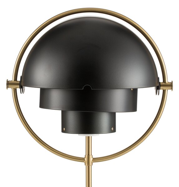 GUBI Lampă de masă Multi-Lite, înălțime 50 cm, alamă/negru, Auriu / Alamă, Camera de zi / sufragerie, Metal, Design