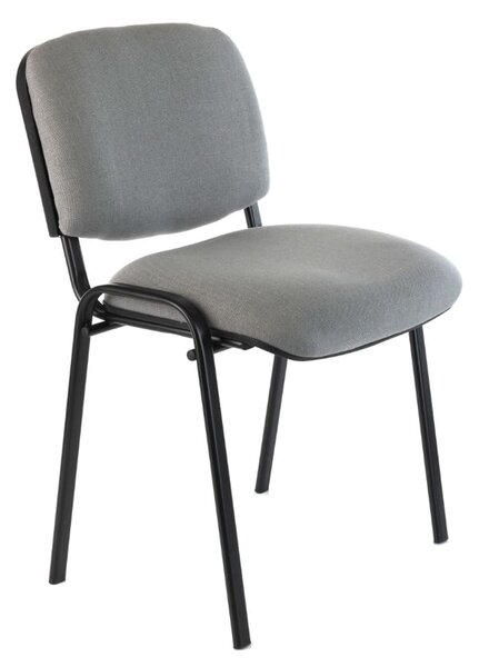 Scaun de conferinta Viva N, picioare negre, gri