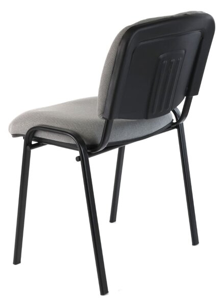 Scaun de conferinta Viva N, picioare negre, gri