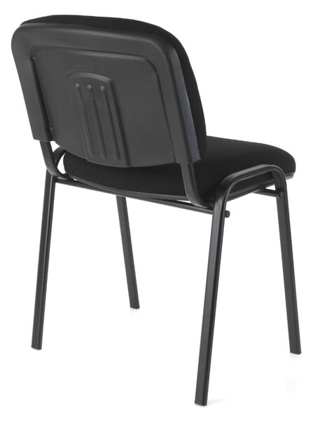 Scaun de conferinta Viva N, picioare negre, negru