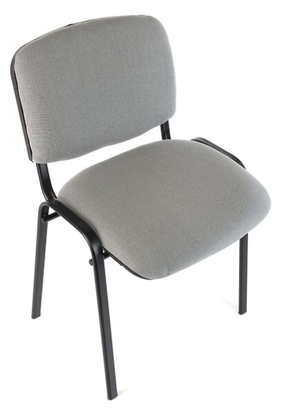 Scaun de conferinta Viva N, picioare negre, gri
