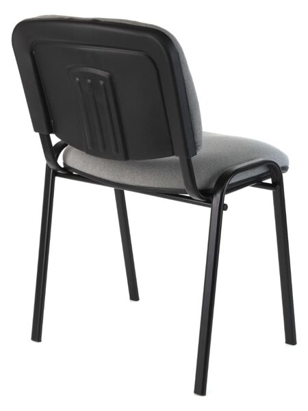 Scaun de conferinta Viva N, picioare negre, gri