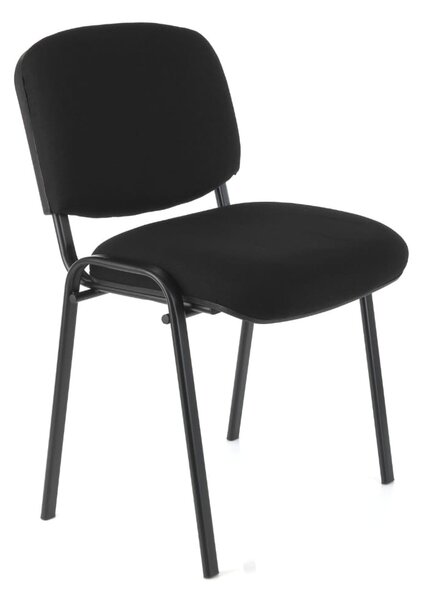 Scaun de conferinta Viva N, picioare negre, negru