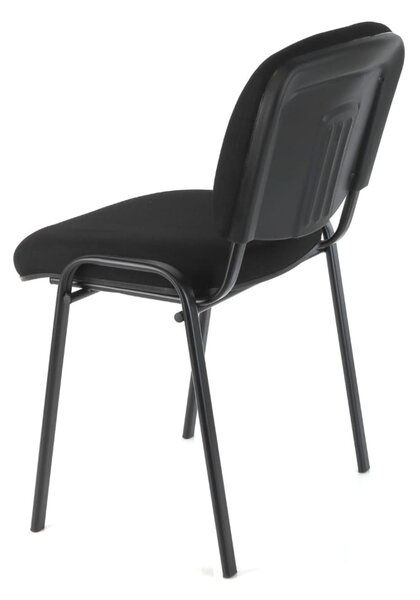 Scaun de conferinta Viva N, picioare negre, negru