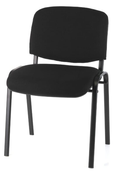 Scaun de conferinta Viva N, picioare negre, negru