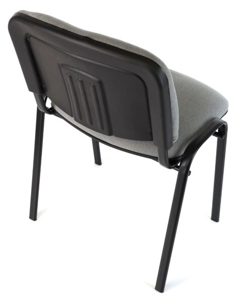 Scaun de conferinta Viva N, picioare negre, gri