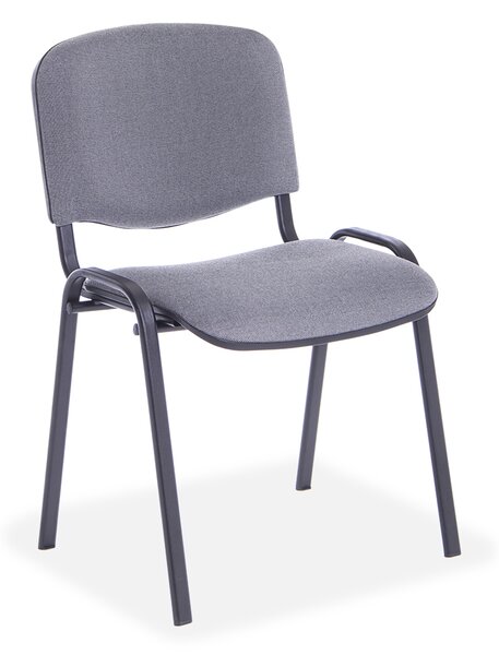 Scaun de conferinta Viva, picioare negre, gri