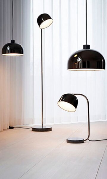 Lampă de masă Normann Copenhagen, Negru, Camera de zi, Metal