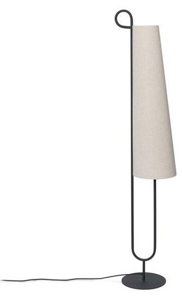 Lampadar ferm LIVING, Ancora, Negru, Camera de zi, Metal, Design