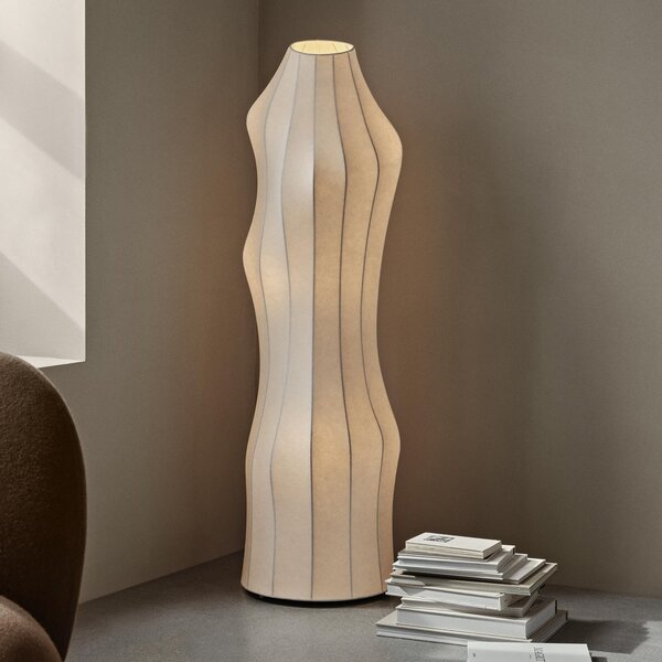 Lampadar ferm LIVING, Dea, Alb, Camera de zi, Metal, Design