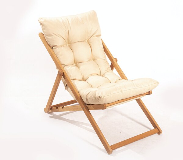 Set grădină masă și scaune (3 buc.) Mackenzie 5 (maro + crem). 1082995