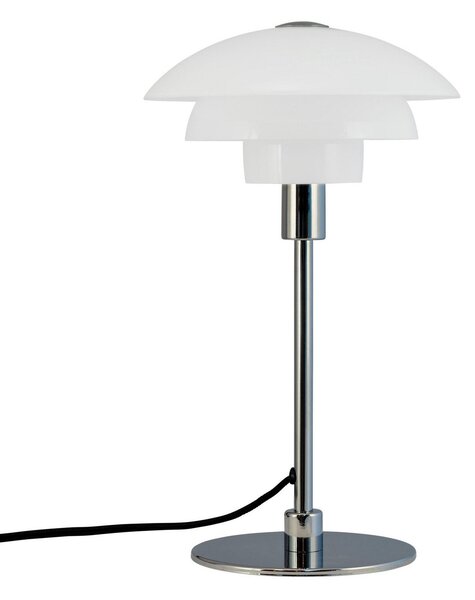 Lampă de masă Dyberg Larsen, Morph, Alb, Camera de zi, Sticlă, Design