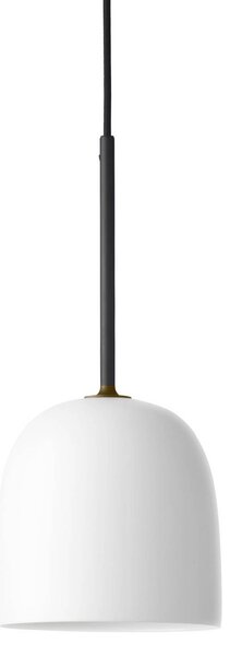 GUBI Howard lampă suspendată Ø 16 cm gunmetal/alb, reglabil, Alb, Camera de zi / sufragerie, Metal, Design