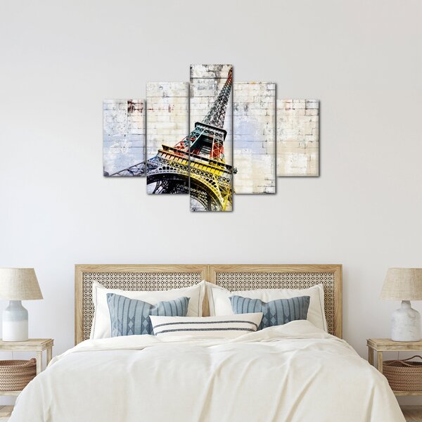 Tablou - Arta digitală a Turnului Eiffel (150x105 cm)