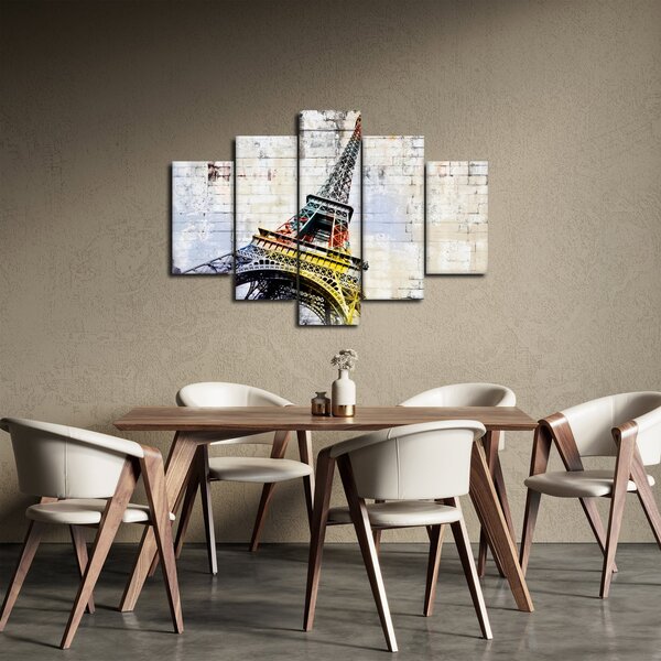 Tablou - Arta digitală a Turnului Eiffel (150x105 cm)