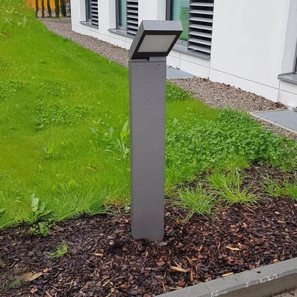 Albert Leuchten Lumina de cale cu LED-uri 2296 suport pivotant antracit, Negru, Metal, Modern
