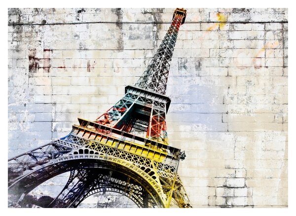 Tablou - Arta digitală a Turnului Eiffel (70x50 cm)