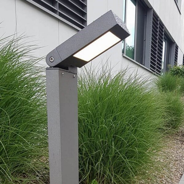 Albert Leuchten Lumina de cale cu LED-uri 2296 suport pivotant antracit, Negru, Metal, Modern