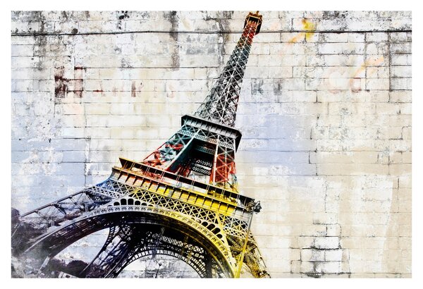 Tablou - Arta digitală a Turnului Eiffel (90x60 cm)