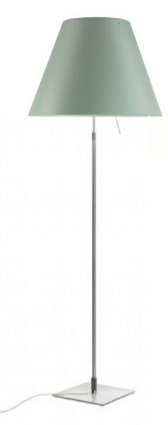 Costanza Lampadar Aluminium cu Comfort Green - Luceplan