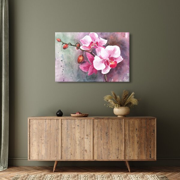 Tablou - Orhidee, acvariu (90x60 cm)