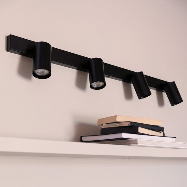 Plafoniere Dyberg Larsen, Modern, reglabil, Negru, Sala de mese, Metal, Design