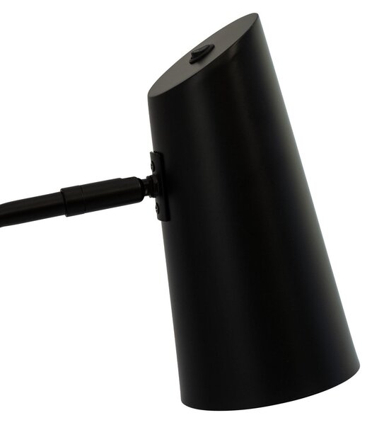 Lampă de masă Dyberg Larsen, Pallas, Negru, Camera de zi, Metal, Scandinavă