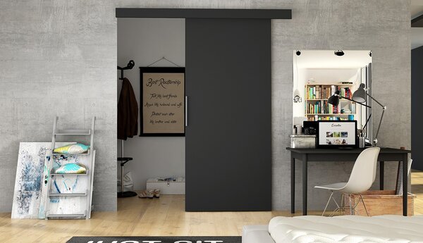 Uși culisante Madrazo 1 (Negru mat). Promo -6%. 1083367
