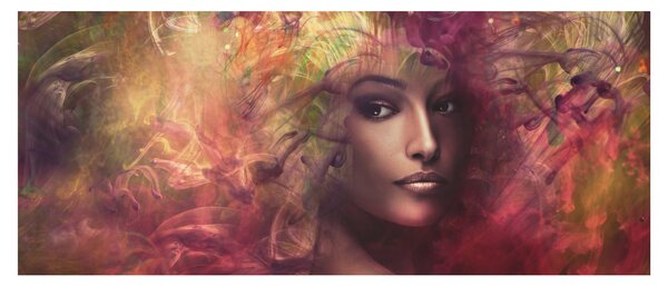 Tablou - Femeie de fantezie (120x50 cm)