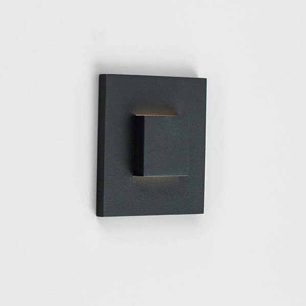 EVN LQ230 aplică perete LED încas up/down antracit, Negru, Hol, Metal, Modern, Luminile încastrate unghiulare