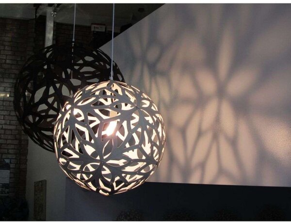 Lustră Pendul david trubridge, Negru, Camera de zi, Bamboo